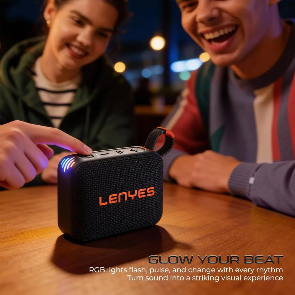 Lenyes Bluetooth 5.3 IPX6 Compact Wireless Speaker S216