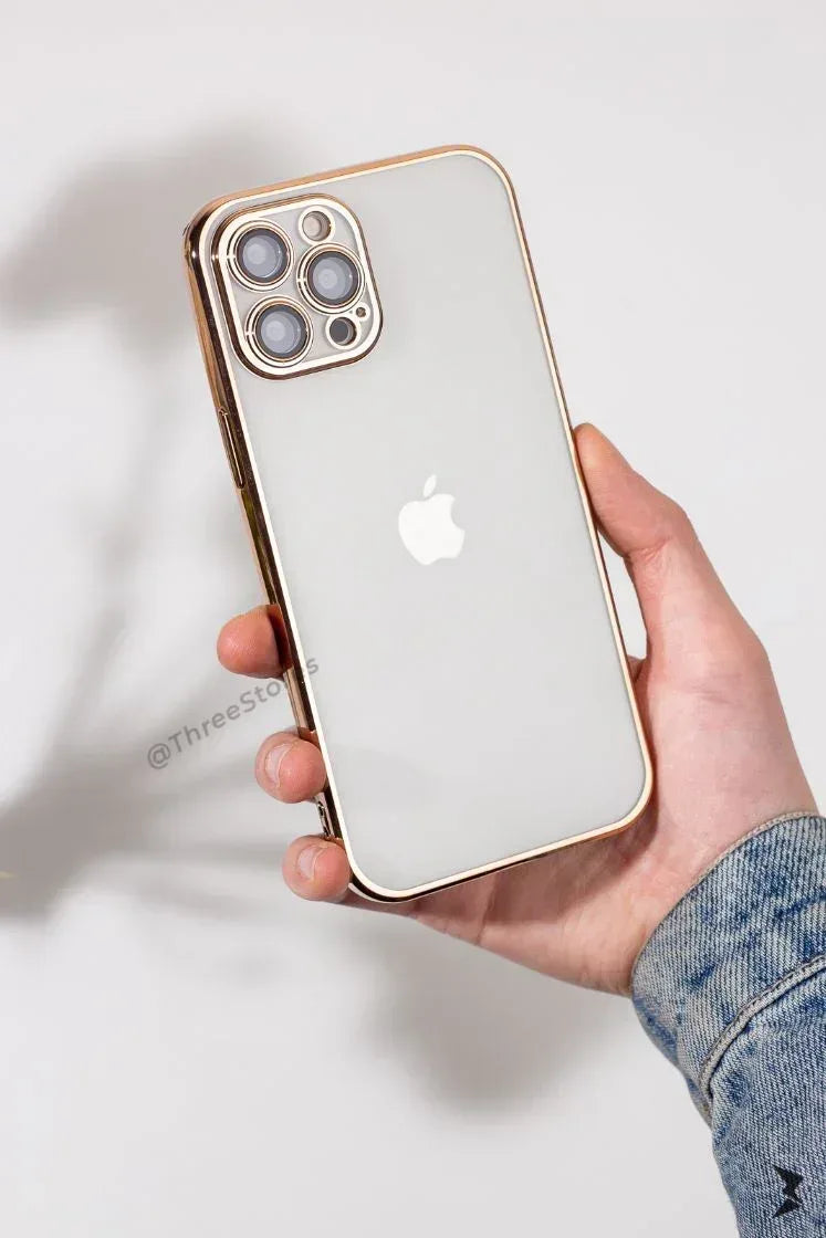 QY Glossy frame Camera Protective Case iPhone 14 Pro Max - Three