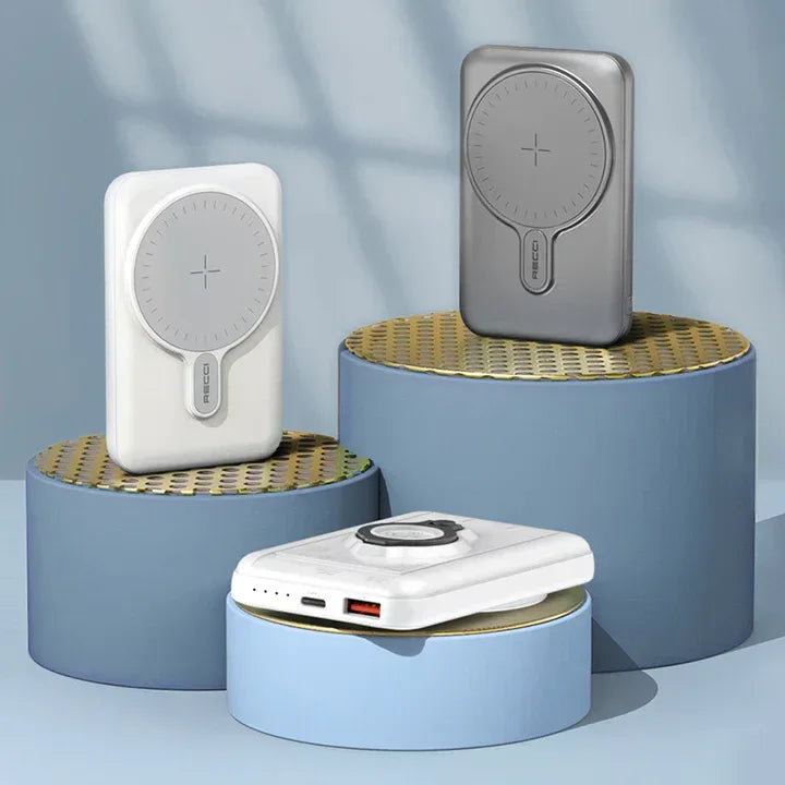 Recci Noble Magnetic Wireless PowerBank 10000 RPB-P15 - Three