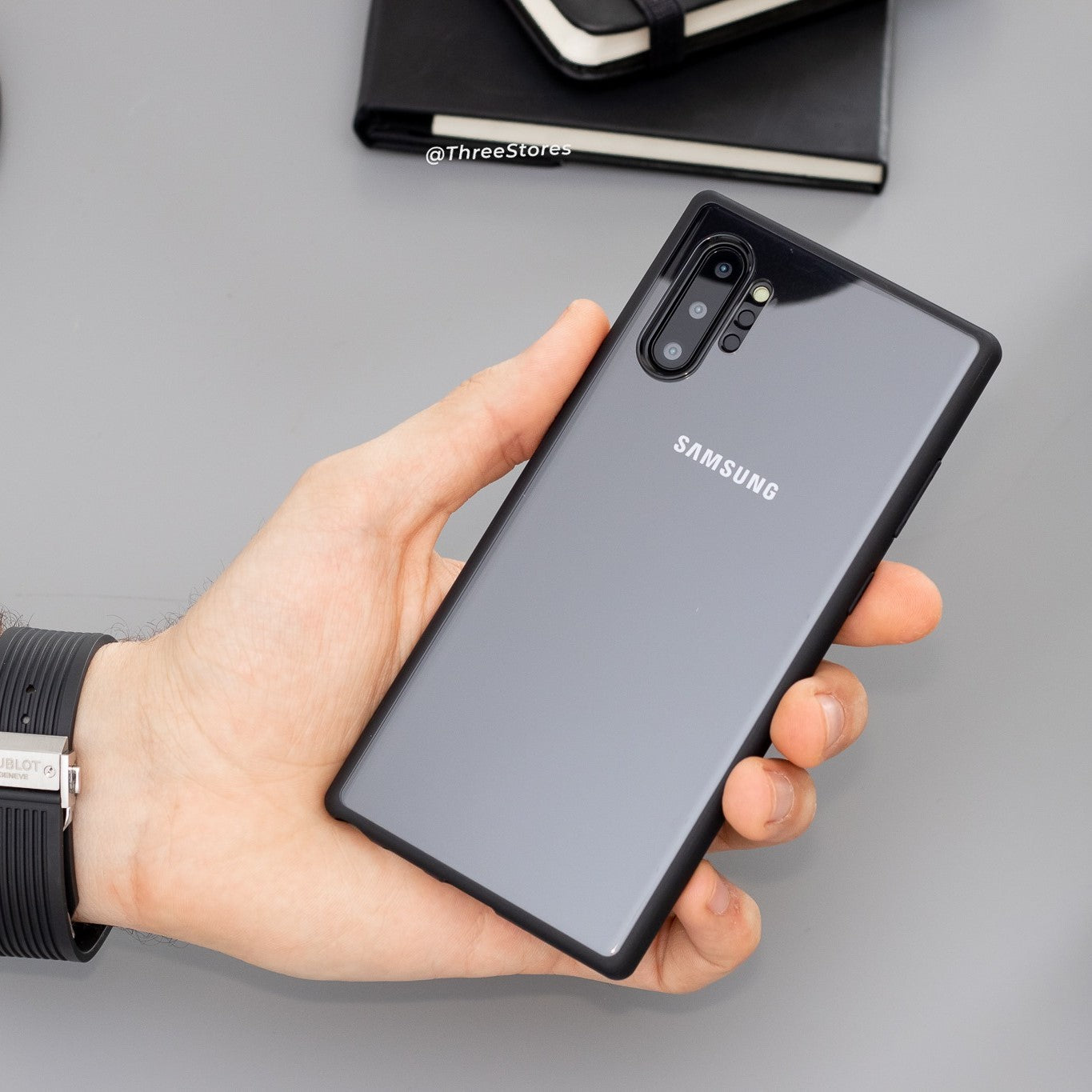 Q Series TPU Clear Back Case Samsung Note 10 Plus