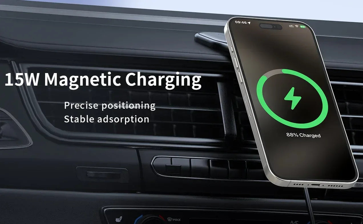 Recci Magnetic Wireless Charging Holder 15W RHO-C41 - Three