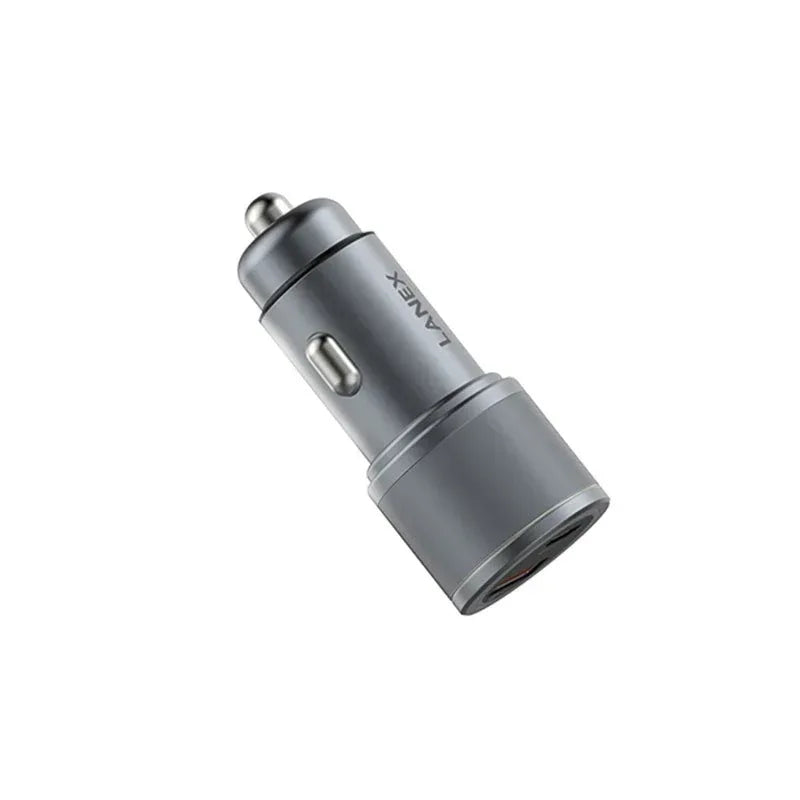 Lanex Car Charger 22.5+36W Fast Charger LQ06 - Three