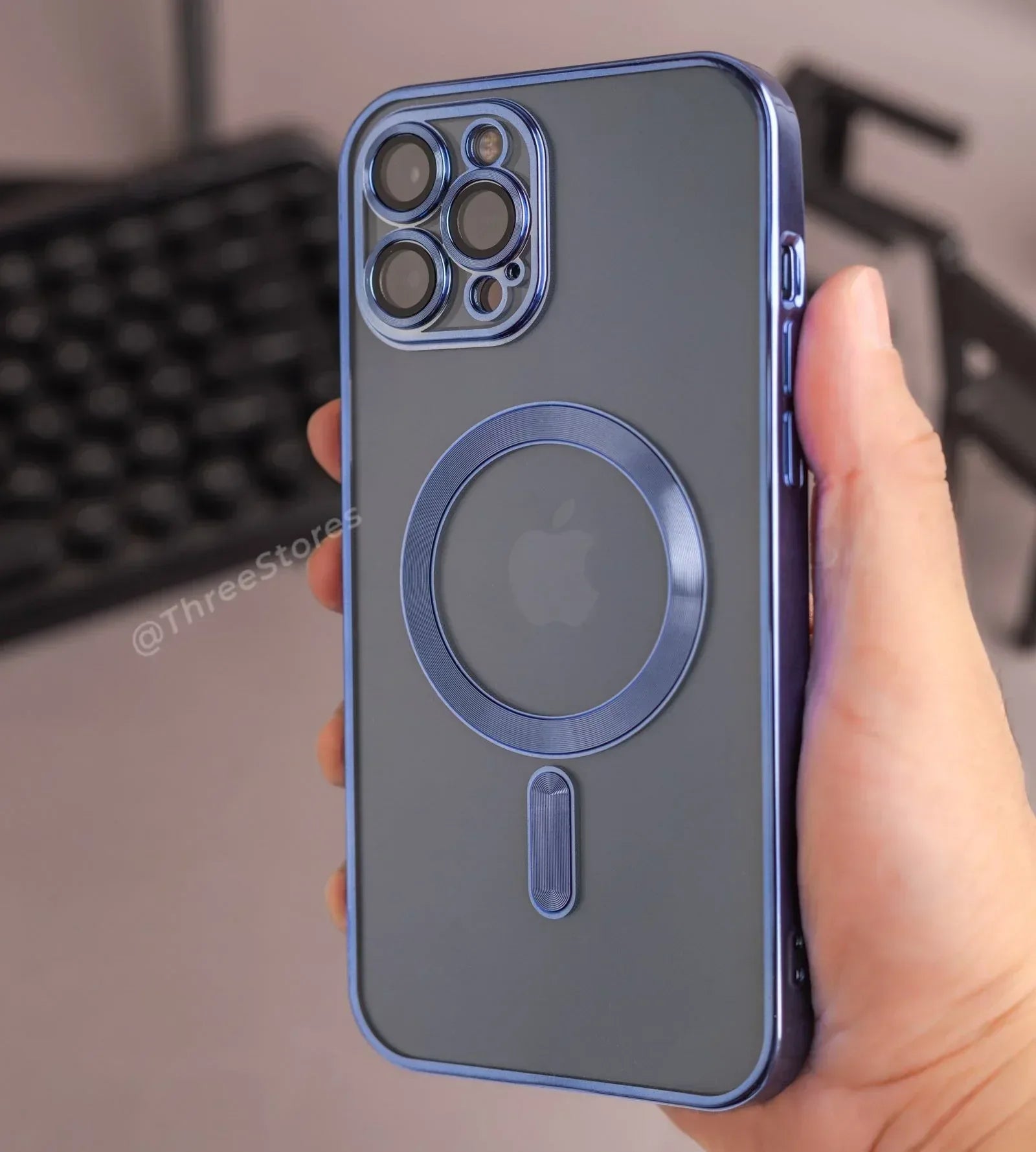 Glossy Magsafe Camera Protection Case iPhone 11 Pro Max - Three