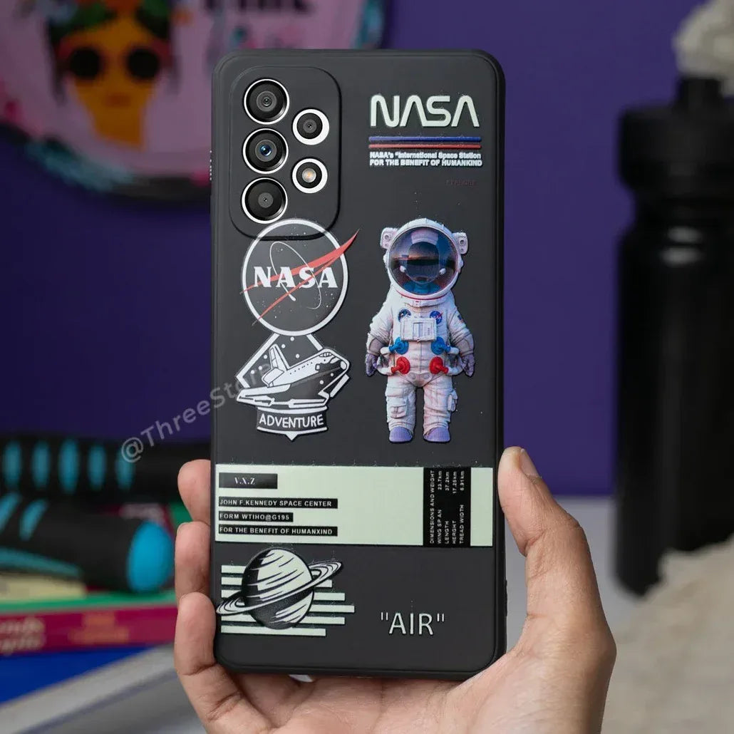 Nasa Silicone Camera Protection Case Samsung A72 - Three