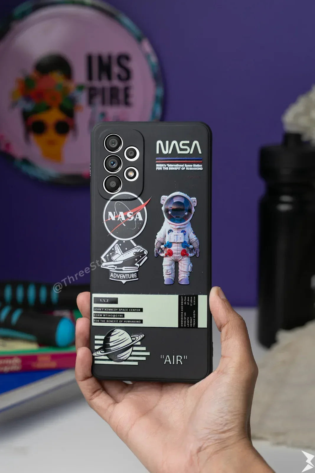 Nasa Silicone Camera Protection Case Samsung A52 - Three