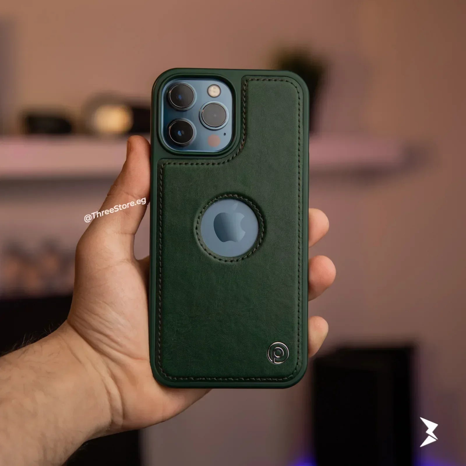 Piblue Leather Apple Case iPhone 13 Pro Max - Three