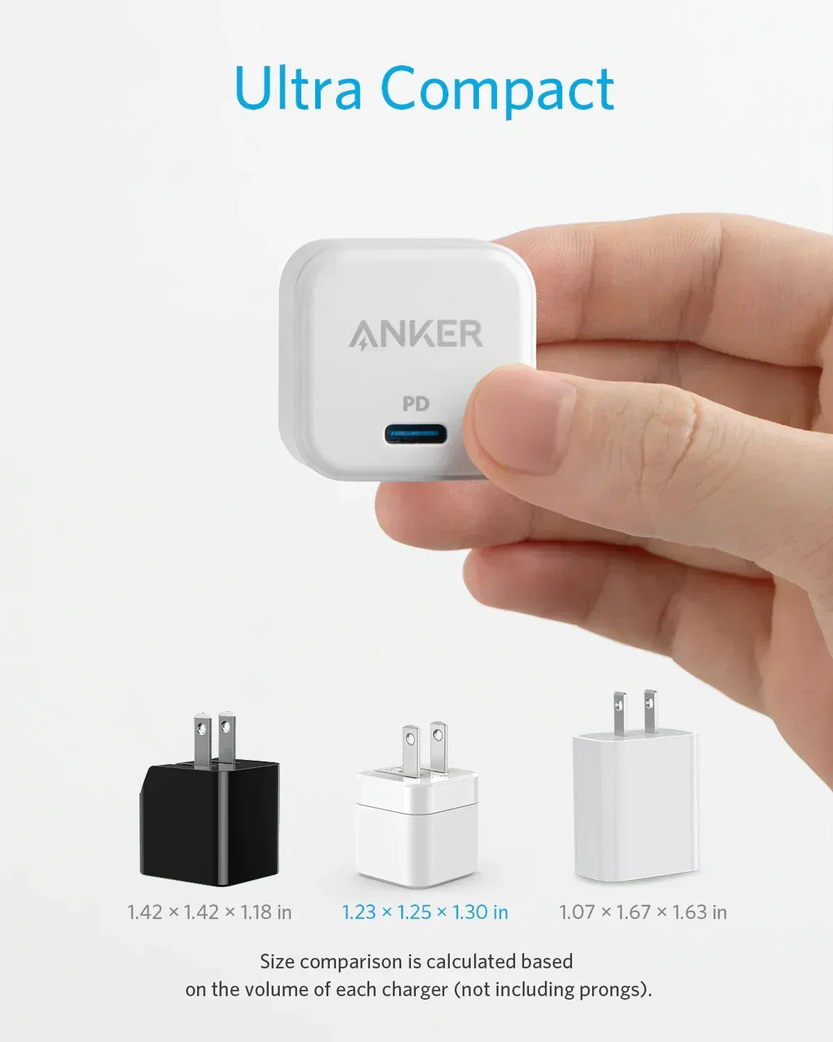 Anker PowerPort III PD Cube 20W - Three