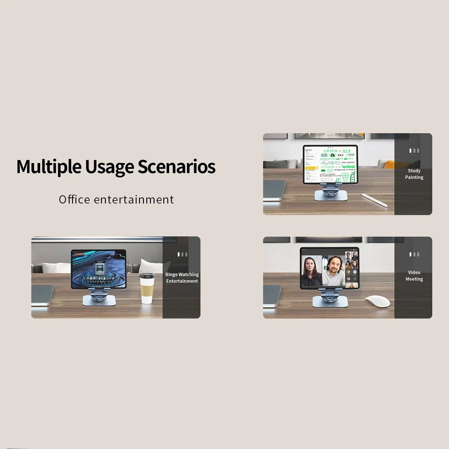 Recci Multi-angel Fold Stand RHO-M12 - Three
