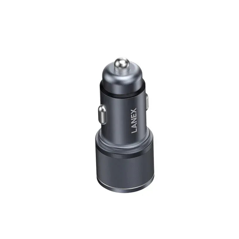 Lanex Car Charger 22.5+36W Fast Charger LQ06 - Three