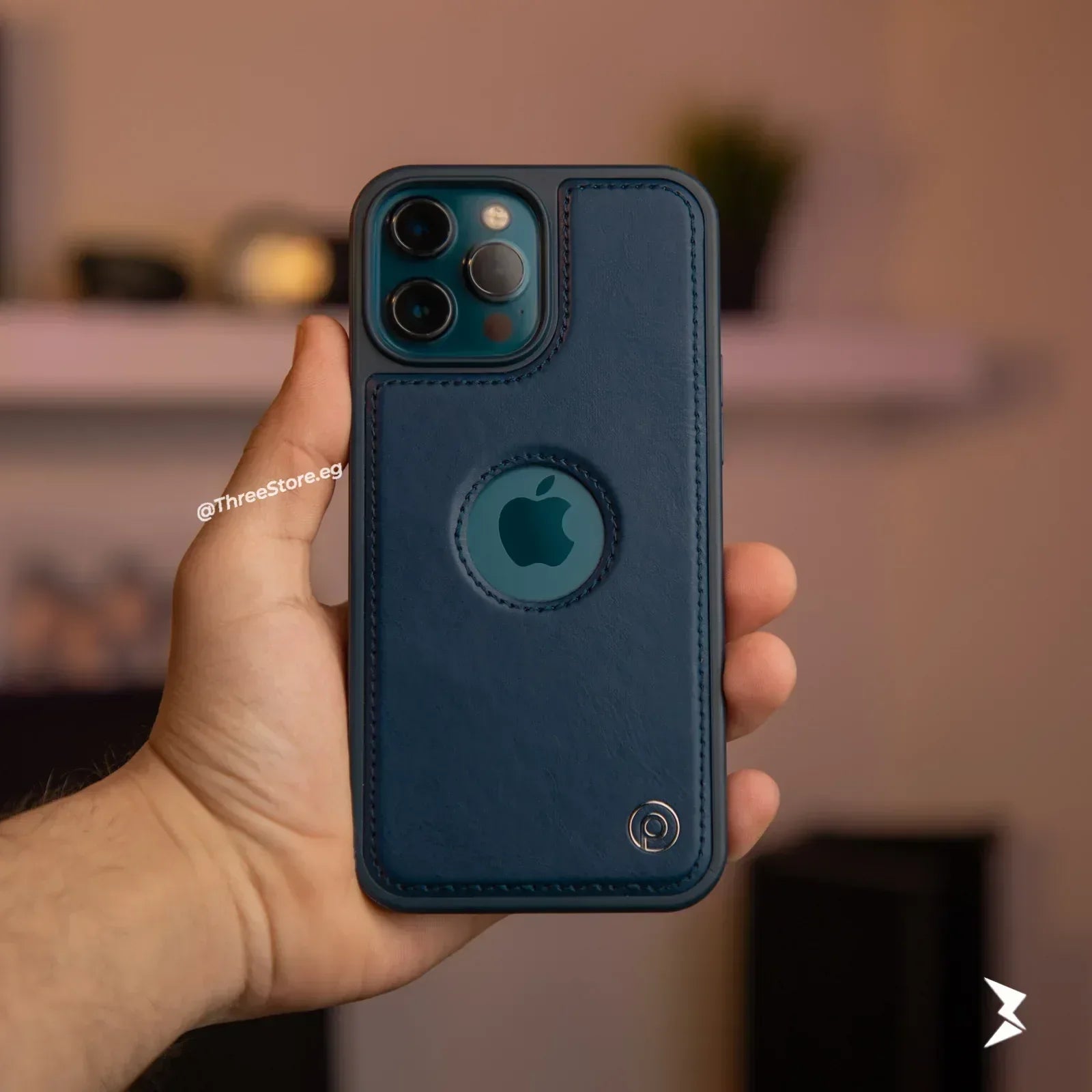 Piblue Leather Apple Case iPhone 13 Pro Max - Three