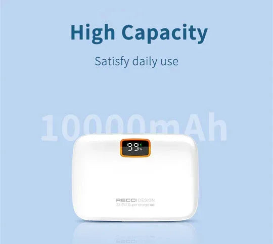 Recci Genius 10000 mAh Fast Charging Power Bank RPB-P33 - Three