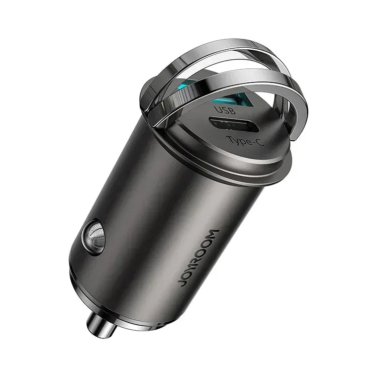 Joyroom Mini 2-Port Ring-Pull Fast Car Charger 45W C-A35 - Three