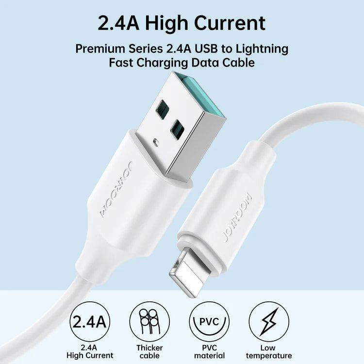 Joyroom 2.4A Lightning cable 0.25M/1M/2M S-UL012A9