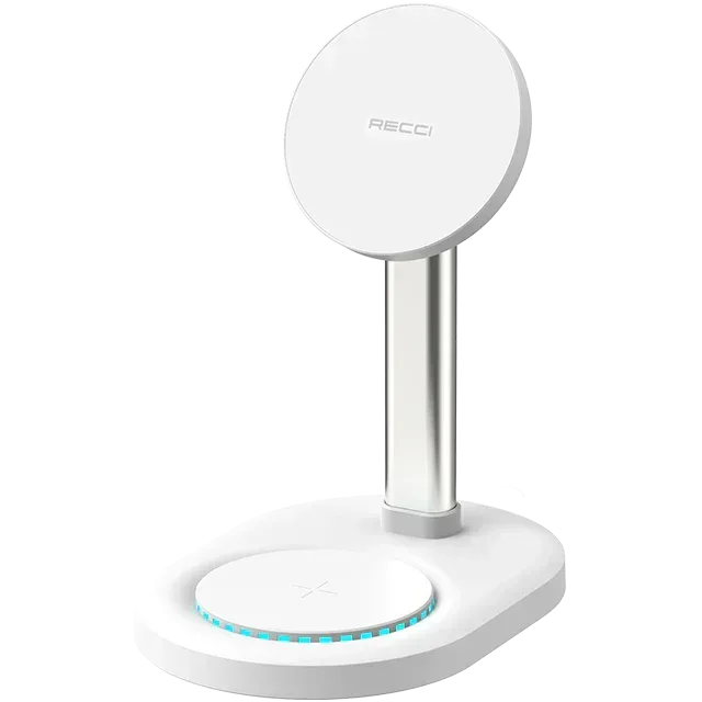 Recci 2 in 1 Wireless Charging Holder RCW-32 - Three