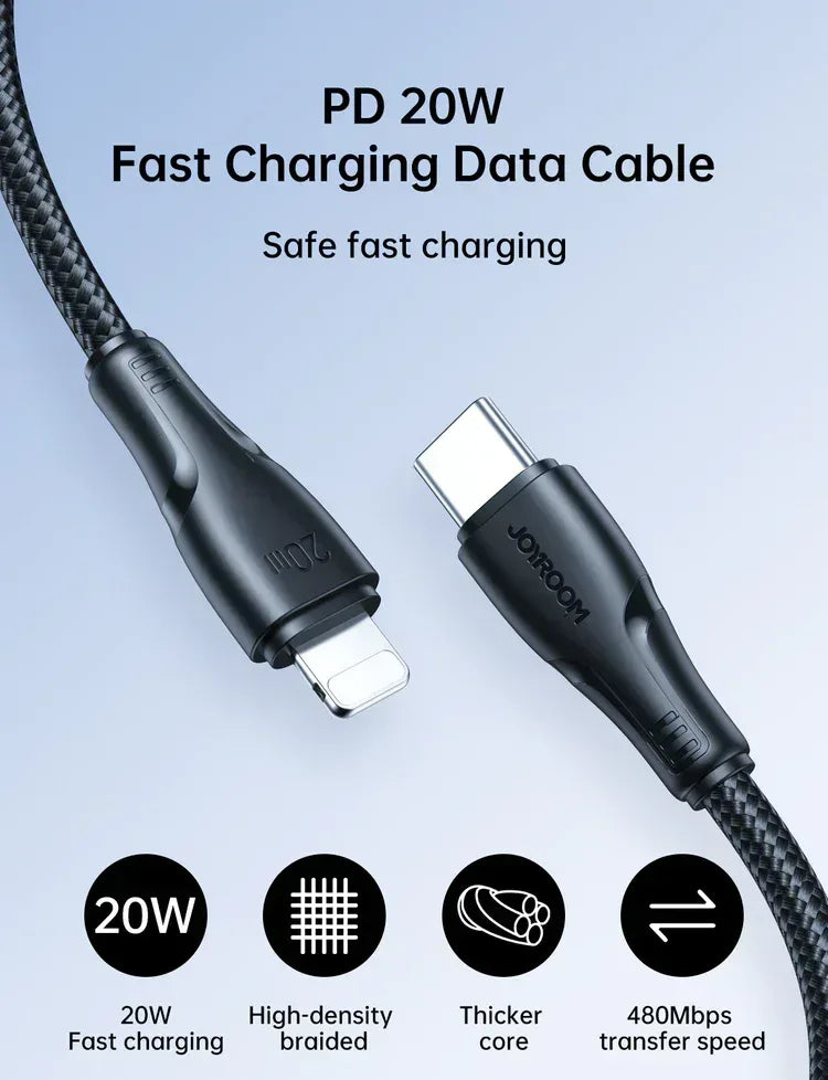 JoyRoom Data Cable Type-C to Lightning S-CL020A11 - Three