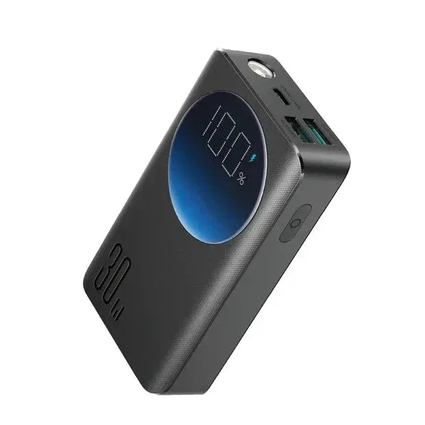 Joyroom 30W LCD Screen Power Bank 10000mAh with Light JR-PBF01 - Three