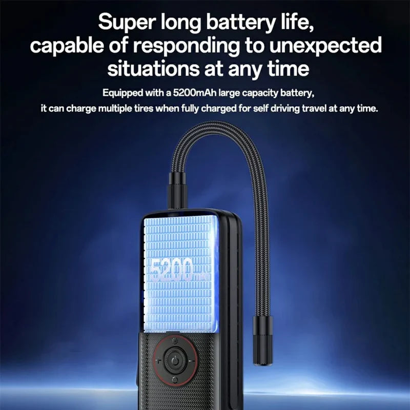YESIDO Smart Wireless Tire Inflator Air Compressor 85W 5000mAh VC17
