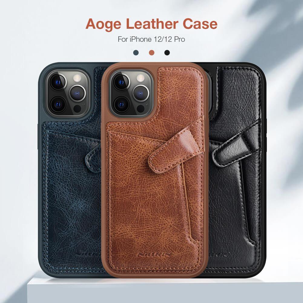 Nillkin Aoge Leather Case iPhone 12 / 12 Pro - Three