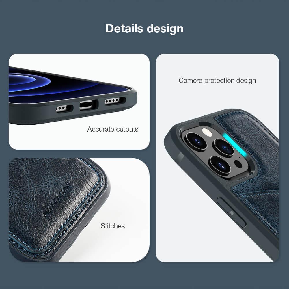 Nillkin Aoge Leather Case iPhone 12 / 12 Pro - Three