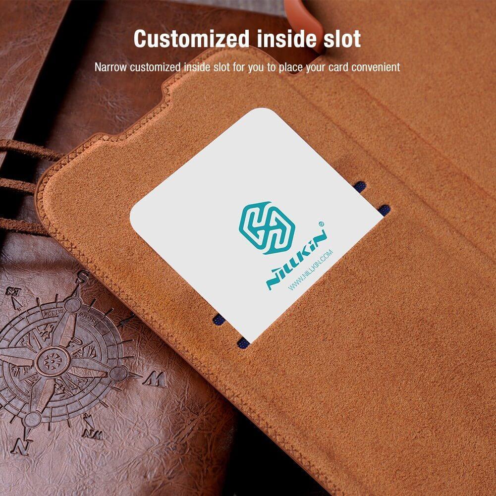 Nillkin Qin Pro Series CamShield Leather case iPhone 14 Plus - Three