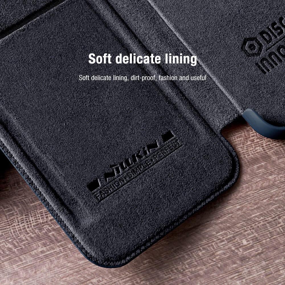 Nillkin Qin Pro Series CamShield Leather case iPhone 14 - Three