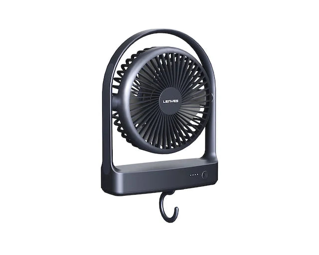 Lenyes 4-Speed 2000mAh Rechargeable Desk Fan LHF06