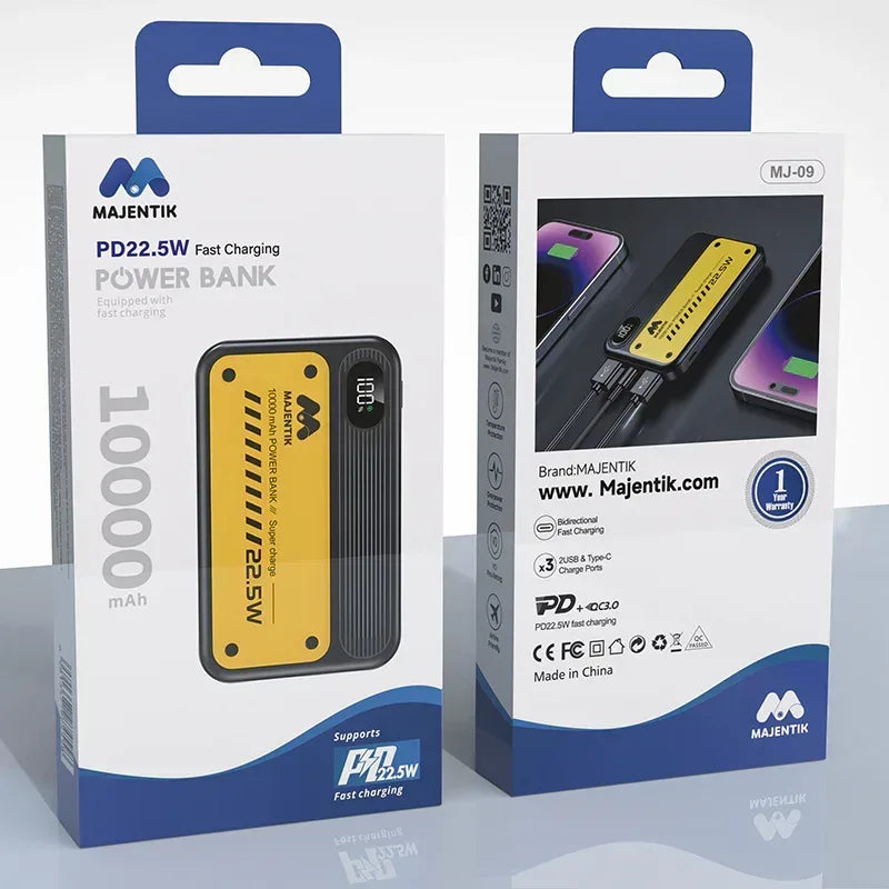 Majentik Power Bank Super Charge 10000 mAh MJ-09 - Three