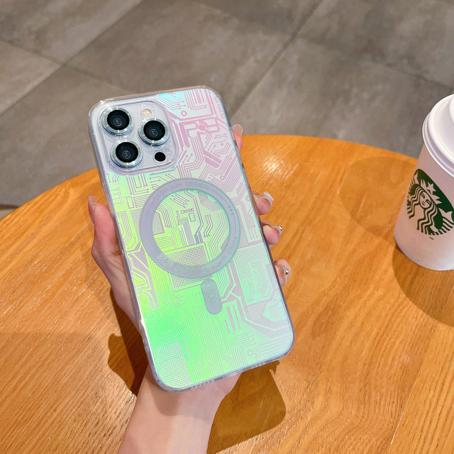 Laser Colorful Magsafe Case iPhone 14 Pro Max