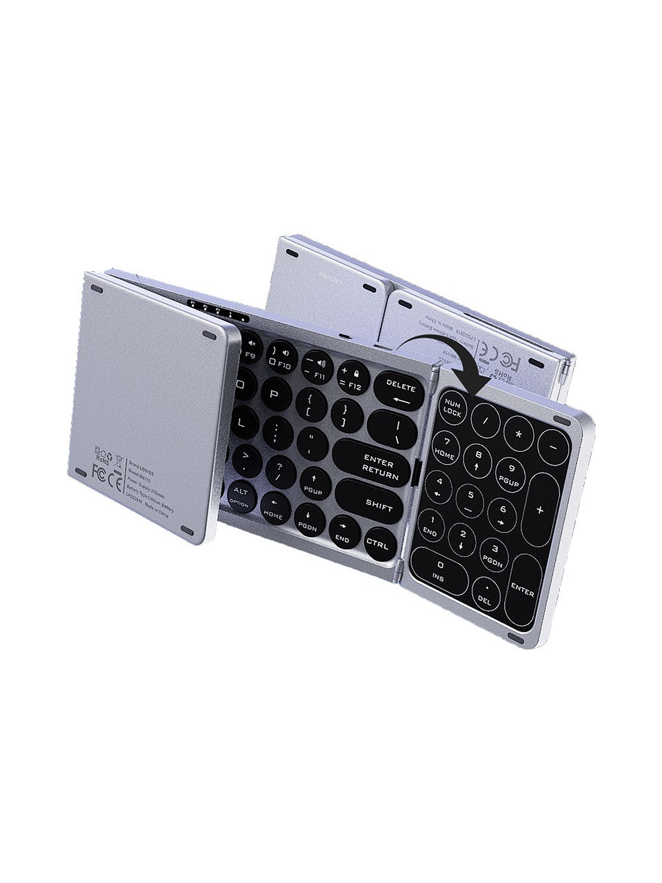Lenyes Foldable Bluetooth Keyboard with Touchpad WK110