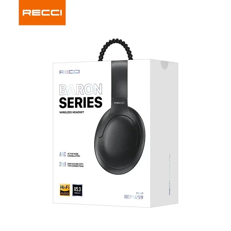 Recci Baron Series Bluetooth Earphone REP-W59 - Three