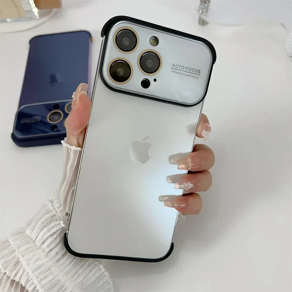 Corner Pad Glass Frameless Case iPhone 13 Pro Max - Three