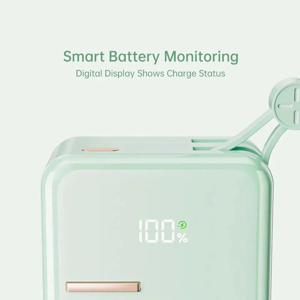 Rock Fridge Series Fast Charging Power Bank With Cables 22.5 Y18 - Three