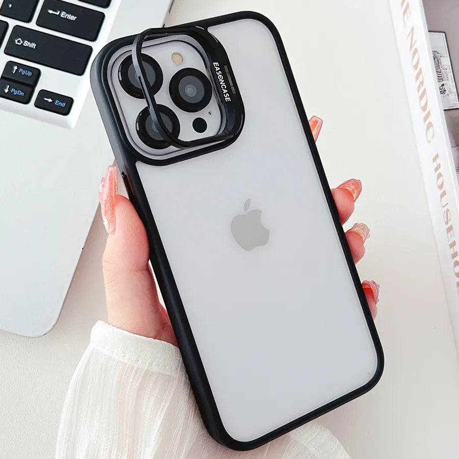 Bracket With Lens Film Case iPhone 12 Pro Max