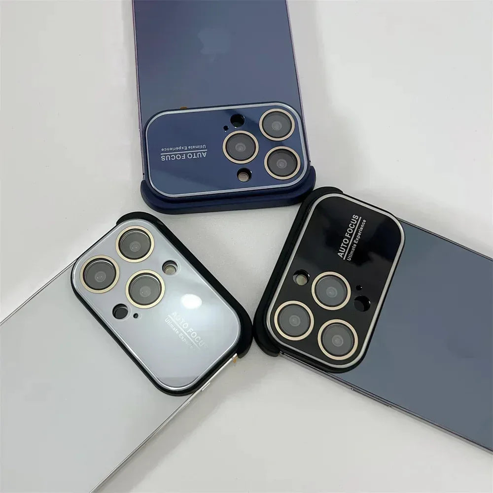 Corner Pad Glass Frameless Case iPhone 15 Pro Max - Three