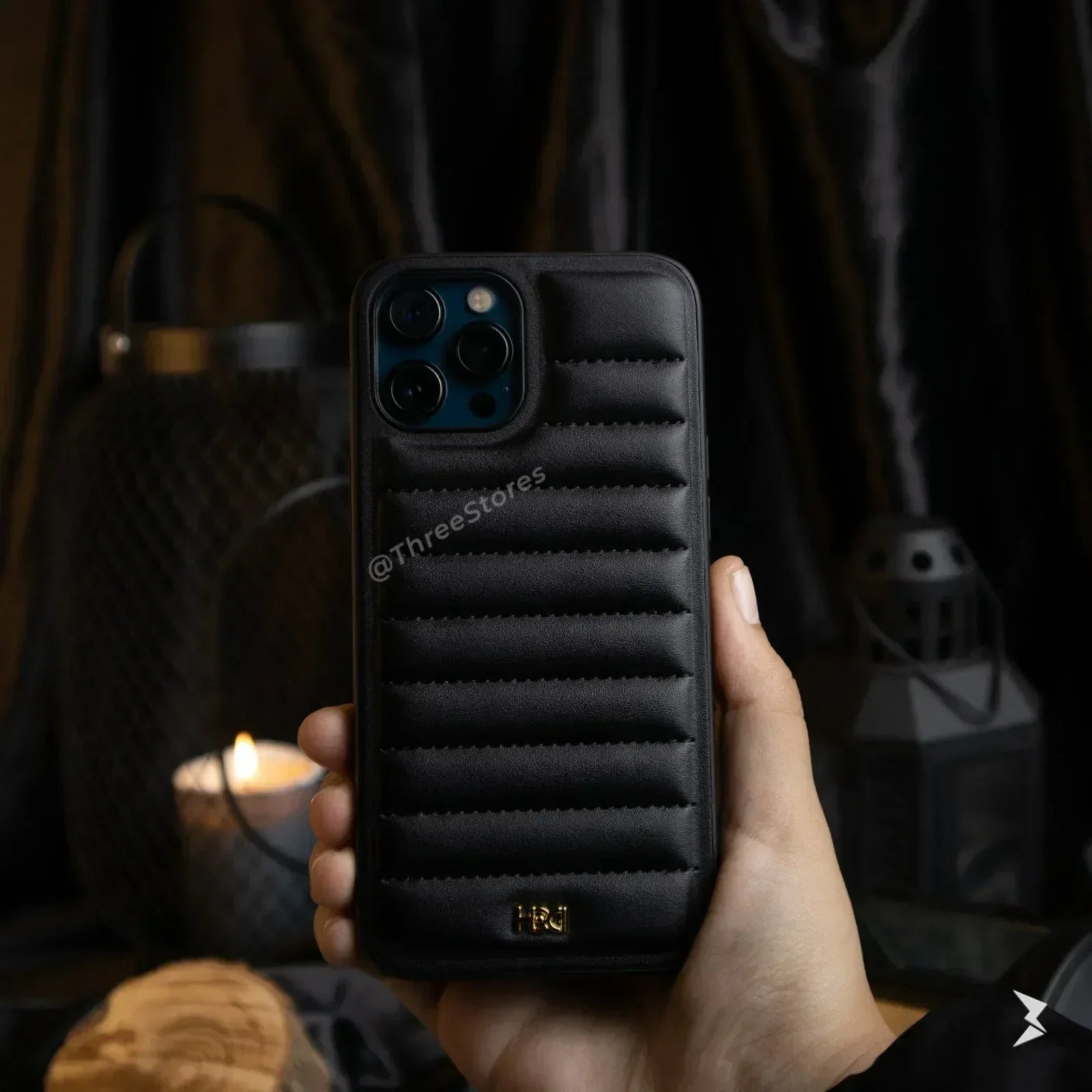 HDD Wave Leather Case iPhone 14 Pro Max - Three