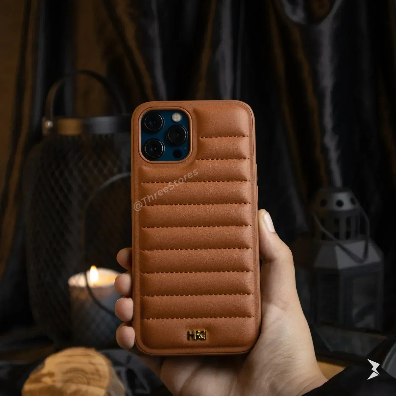 HDD Wave Leather Case iPhone 13 Pro Max - Three