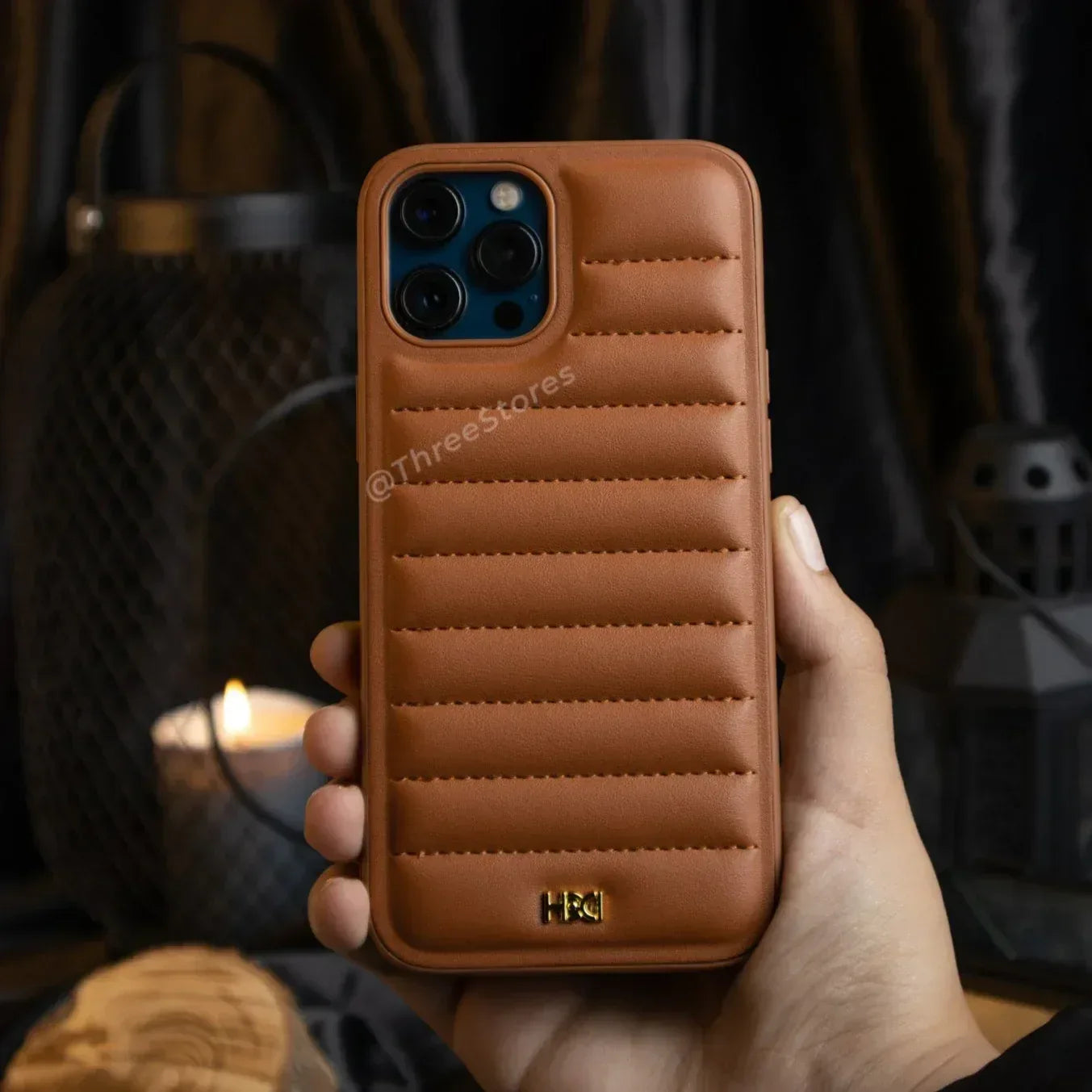 HDD Wave Leather Case iPhone 14 Pro Max - Three