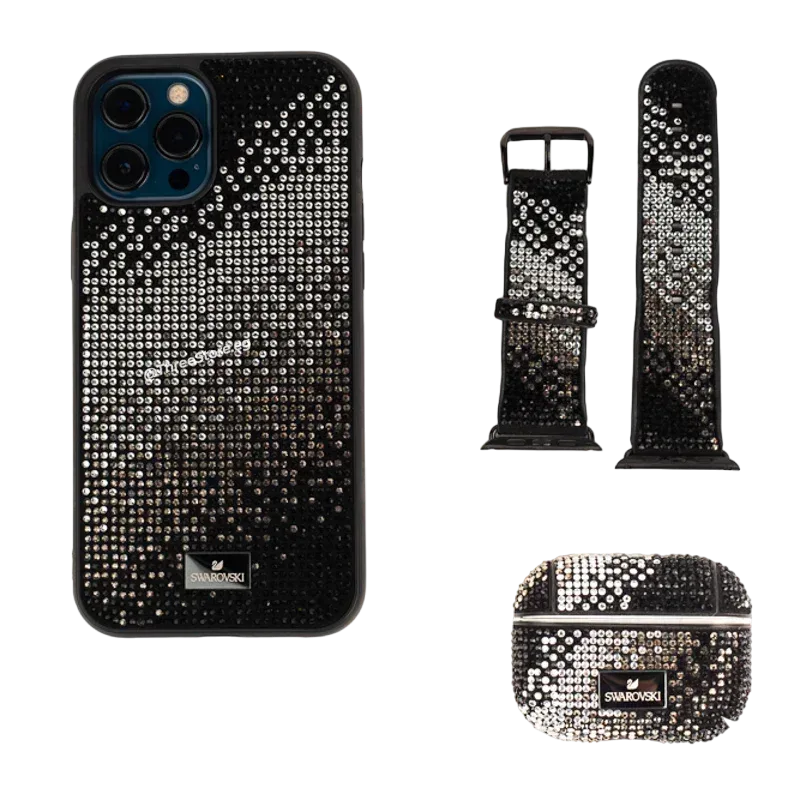 Swarovski Crystal Package Set Case iPhone 12 Pro Max - Three