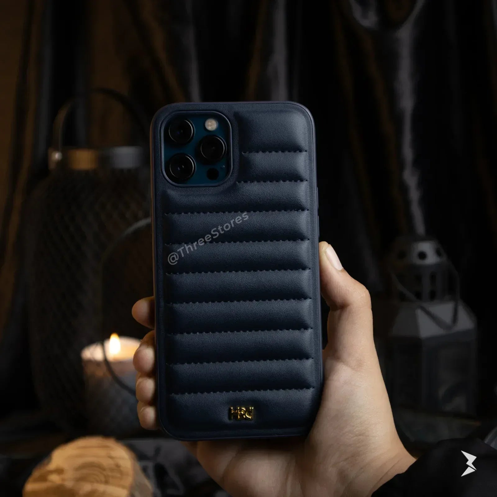 HDD Wave Leather Case iPhone 13 Pro Max - Three
