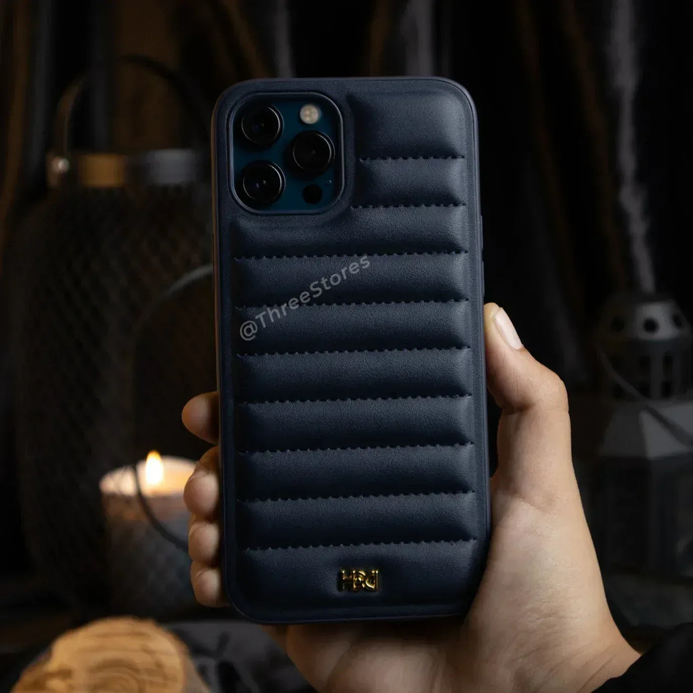 HDD Wave Leather Case iPhone 14 Pro Max - Three