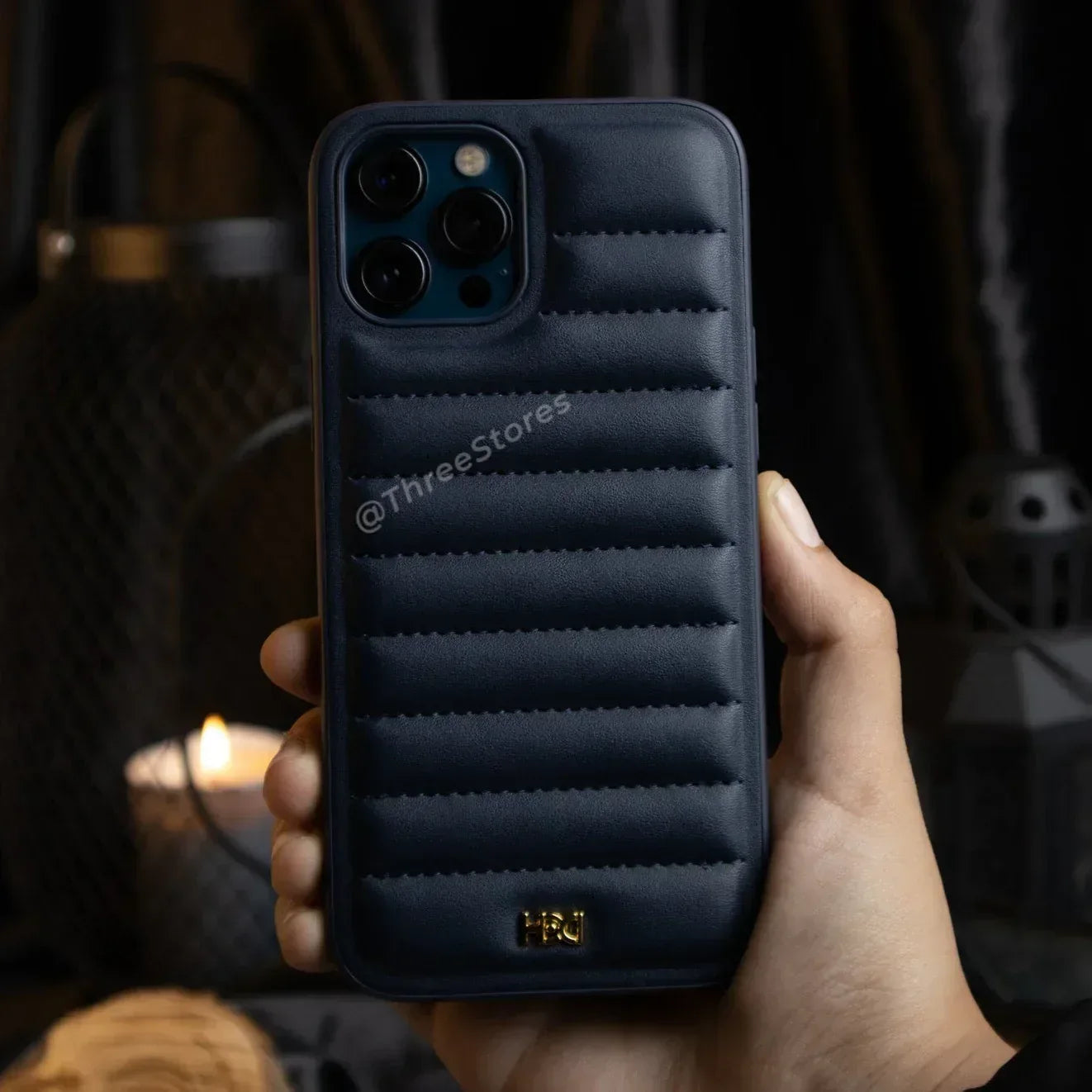 HDD Wave Leather Case iPhone 14 Pro - Three