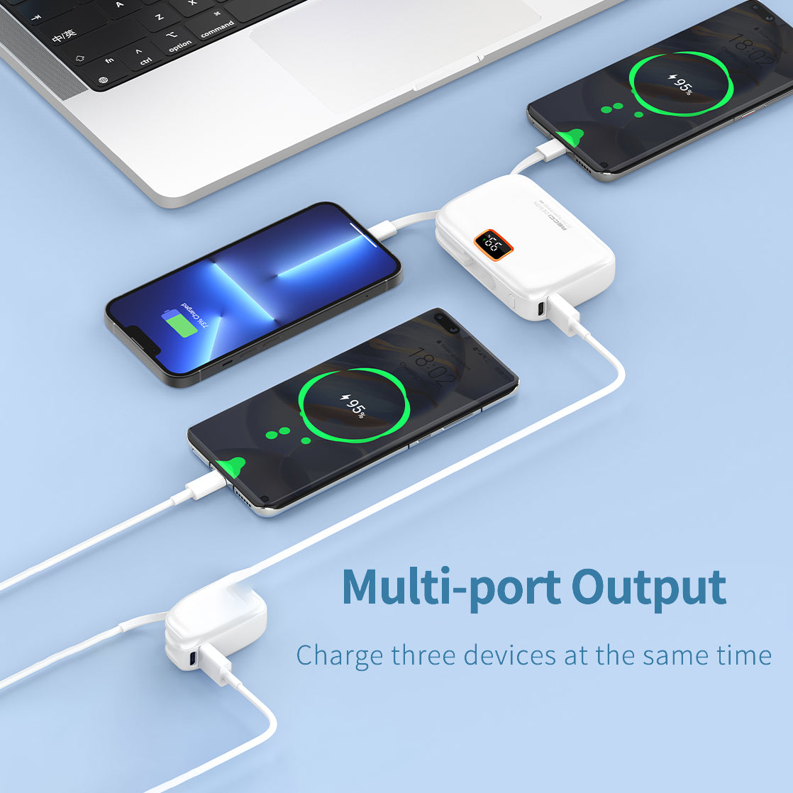 Recci Genius 10000 mAh Fast Charging Power Bank RPB-P33