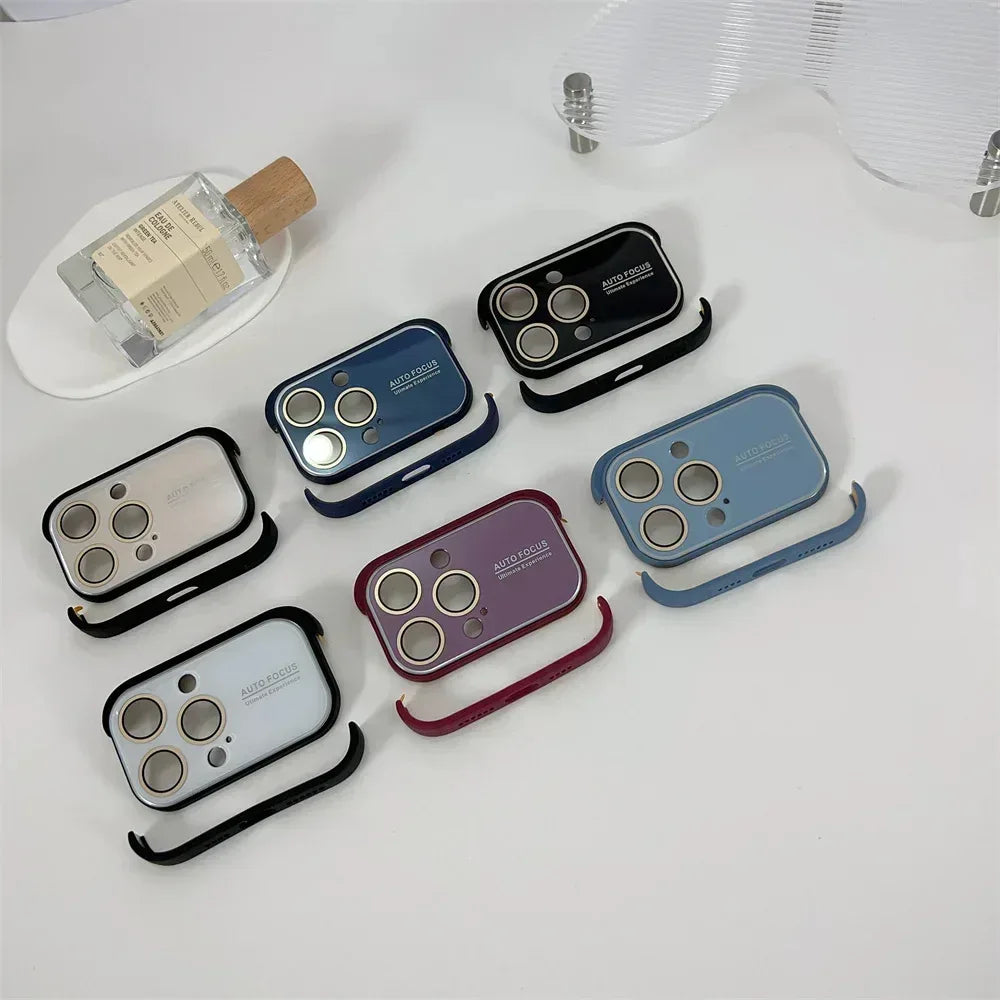 Corner Pad Glass Frameless Case iPhone 15 Pro - Three