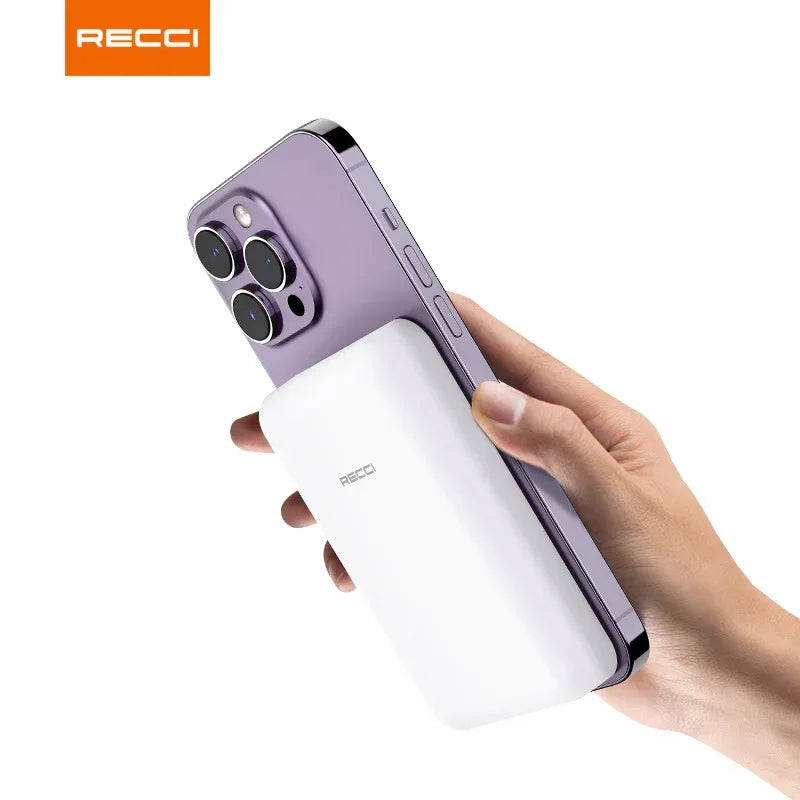 Recci Magnetic Power Bank 10000mAh RPB-W09 - Three