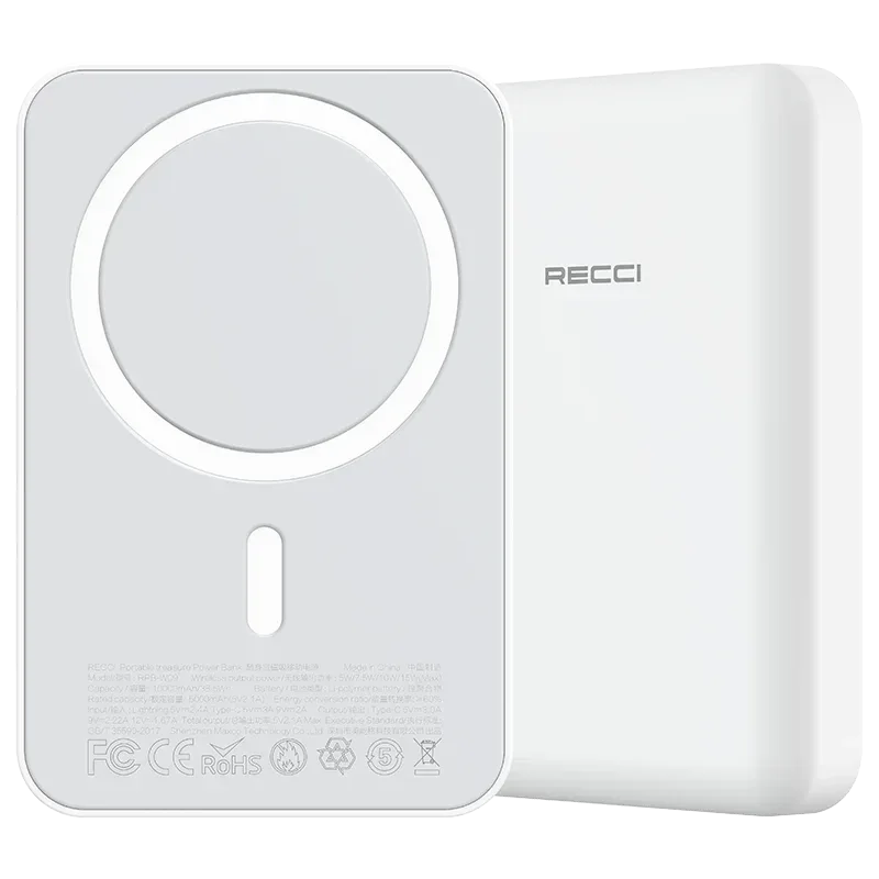 Recci Magnetic Power Bank 10000mAh RPB-W09 - Three