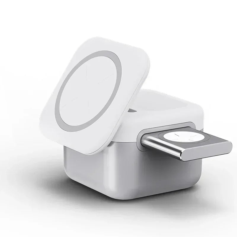 3 in 1 Cube Magnetic Wireless Charger - Three