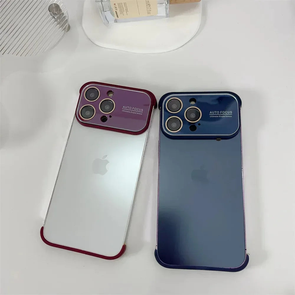 Corner Pad Glass Frameless Case iPhone 14 Pro Max - Three