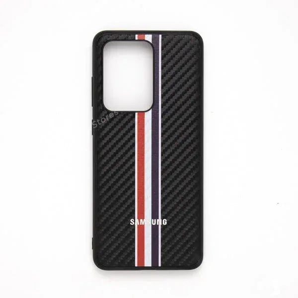 Flag Carbon Case Samsung A72 - Three