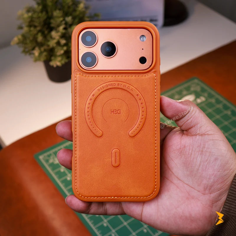 HDD Leather Dots Magsafe Case iPhone 17 Pro