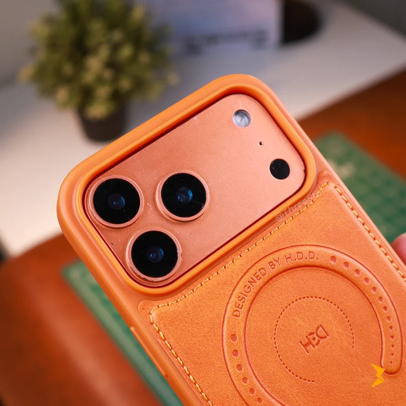 HDD Leather Dots Magsafe Case iPhone 17 Pro Max